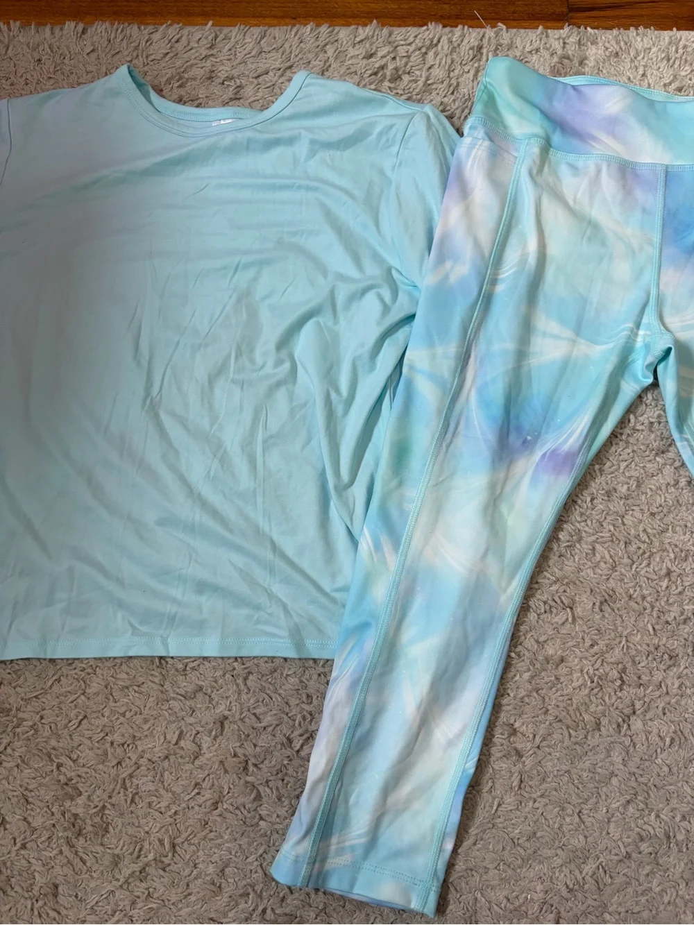 ZeroXposur Aqua 3-Piece Active Set - Tank, Tee & Leggings